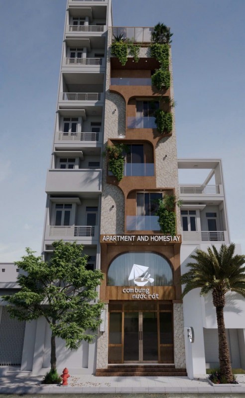 Bán toà căn hộ 6 tầng Nguyễn Xuân Khoát view biển Mỹ Khê dòng tiền 90tr/th